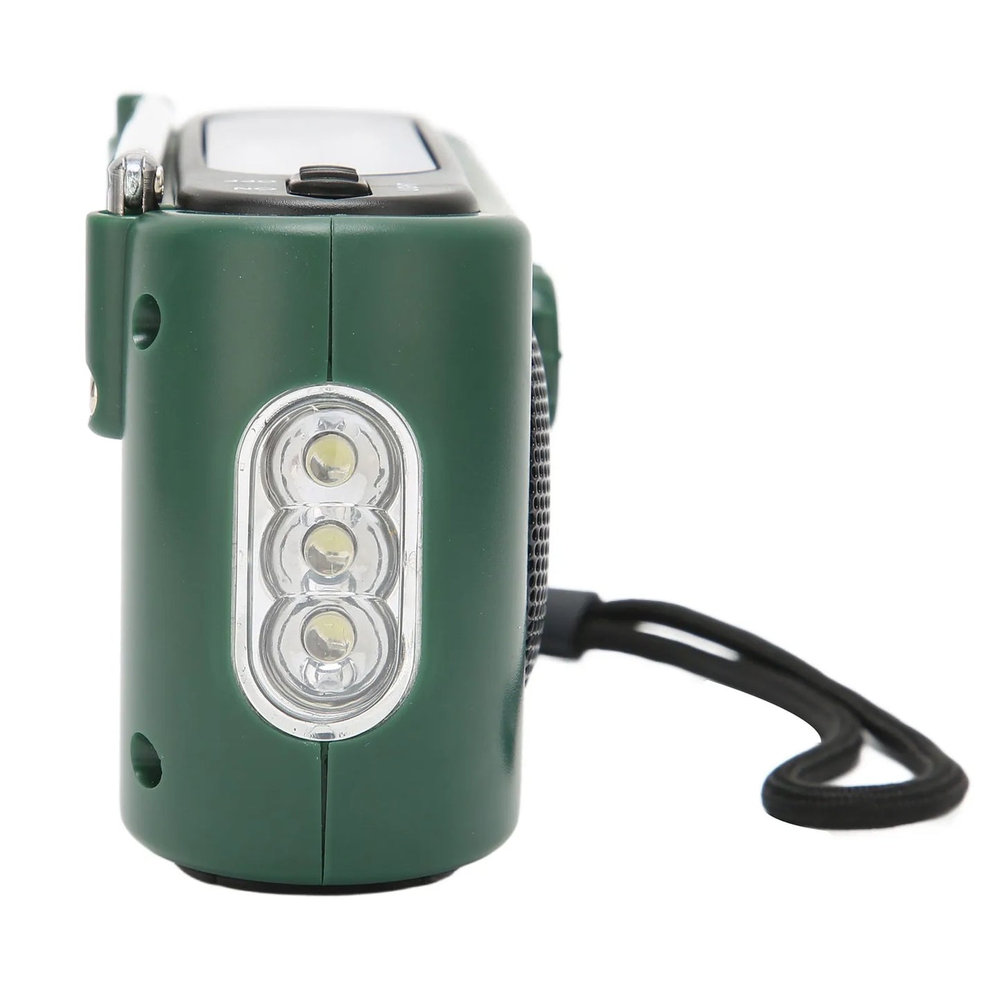 Portable Hand Crank Weather Radio with LED Torch | Multi-Band