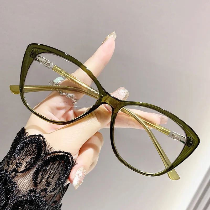 High Definition Anti Blue Light Cat Eye Glasses | Stylish Eye Protection