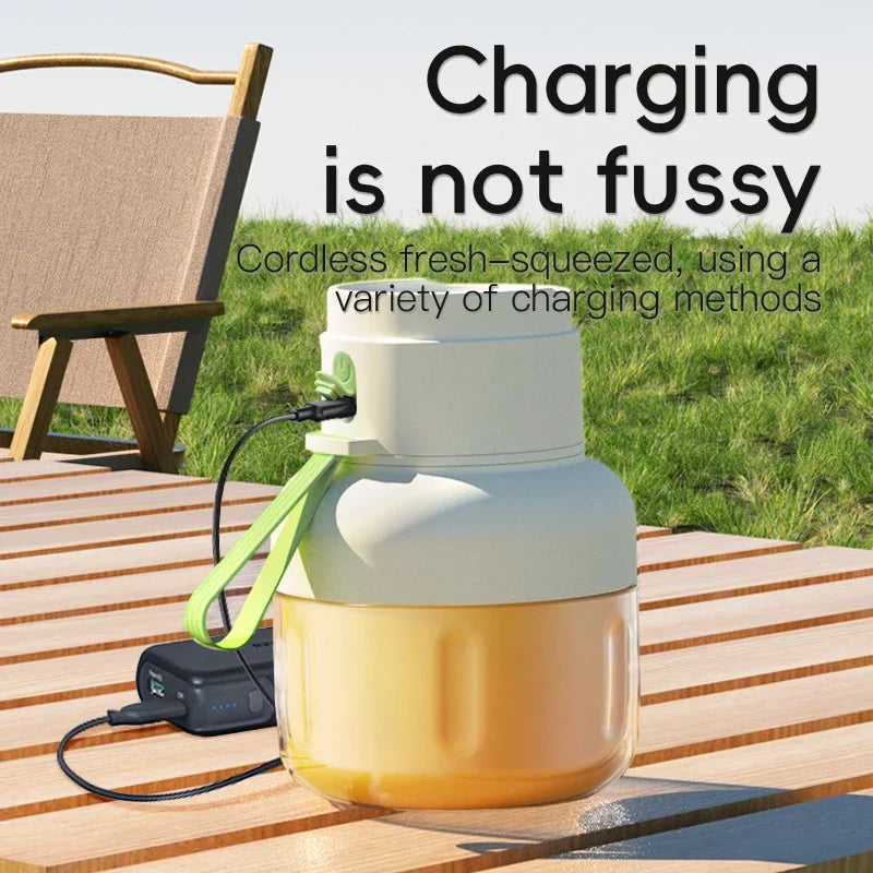 Portable Juicer Cup | USB Rechargeable Smoothie Blender for Home