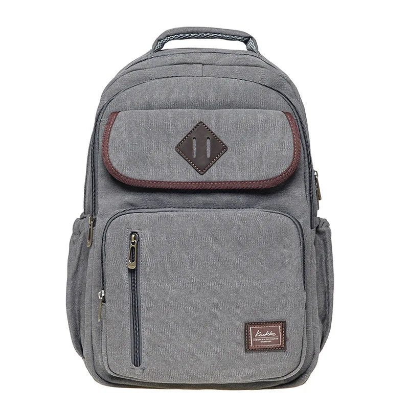 Vintage Canvas Backpack | Stylish Backpack for School & Travel