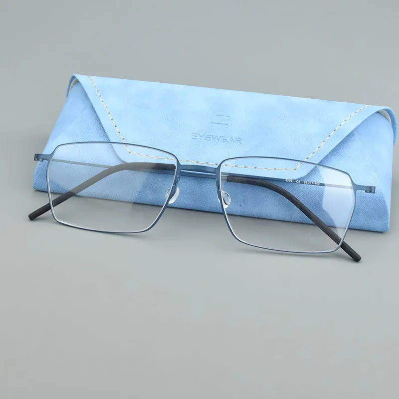 Ultra Light Titanium Eyeglasses | Retro Square Frames for All 2026