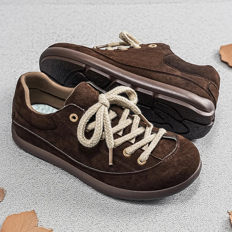 Thick Sole Breathable Anti Slip Sneakers | Stylish Men's Casual Shoes