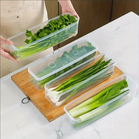 Cajas organizadoras versátiles con tapas para refrigerador | Organiza tu cocina