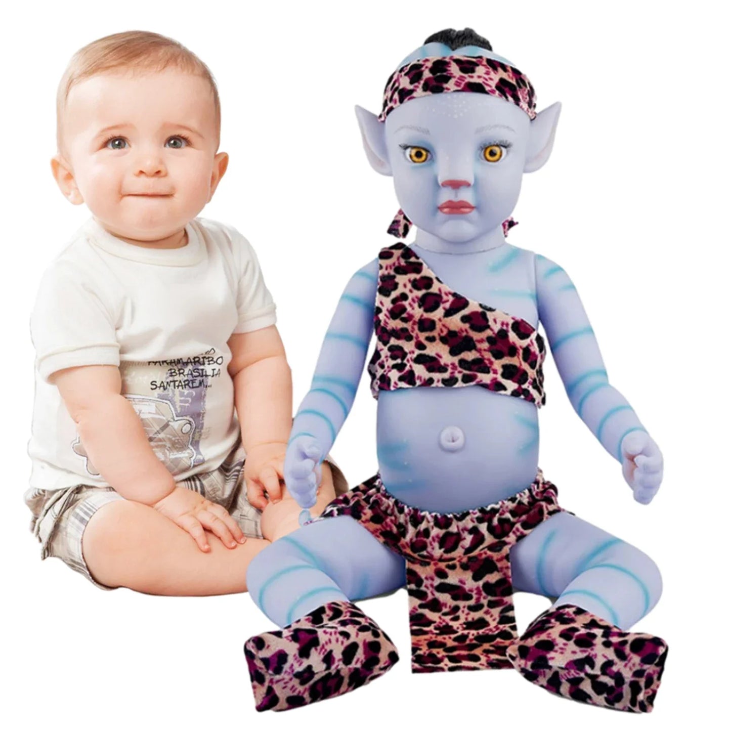 12 Inch Luminous Reborn Baby Doll | Soft Vinyl Kids Toy Gift