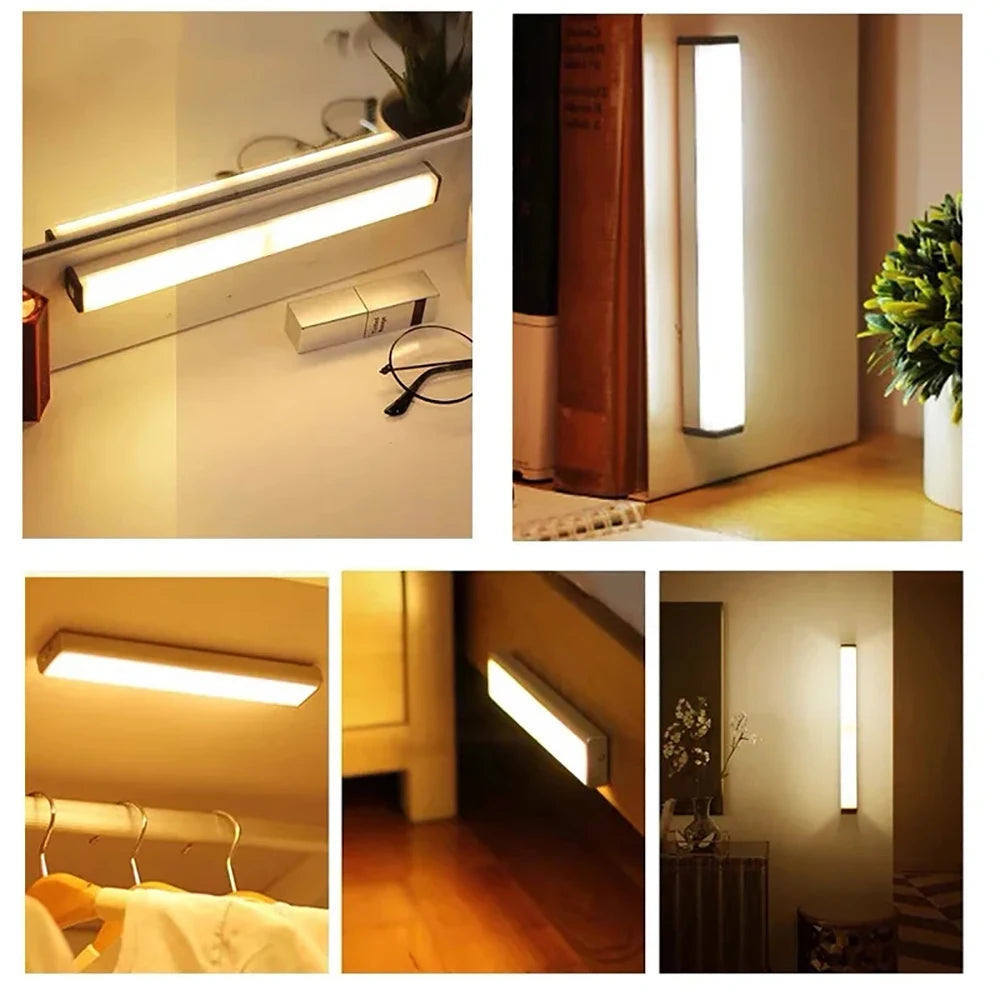 Luz LED Inalámbrica con Sensor de Movimiento | Luz Nocturna Recargable para el Hogar