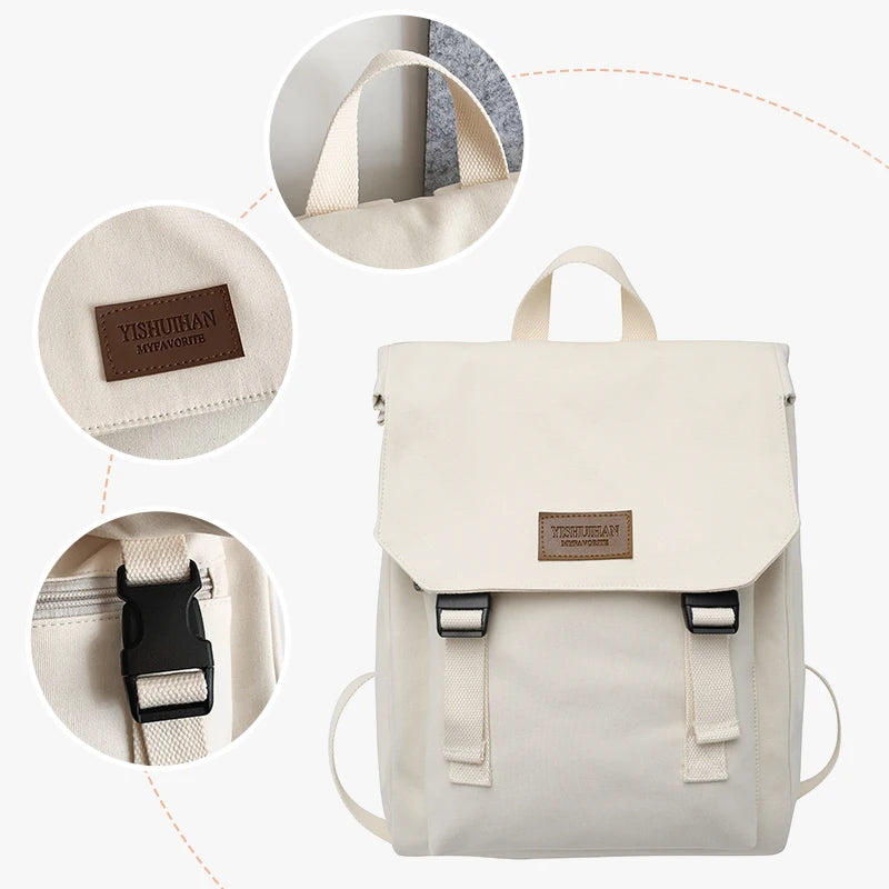 Large Capacity Canvas Backpack for Students | Stylish and Durable