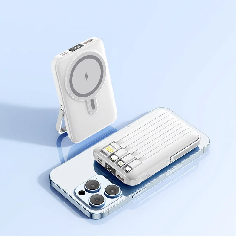 20000mAh Magnetic Wireless Power Bank | Fast Charging & Portable
