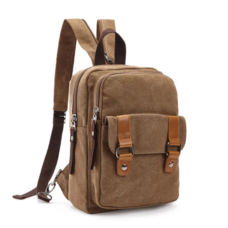 Stylish Mini Vintage Canvas Backpacks for Everyday Use