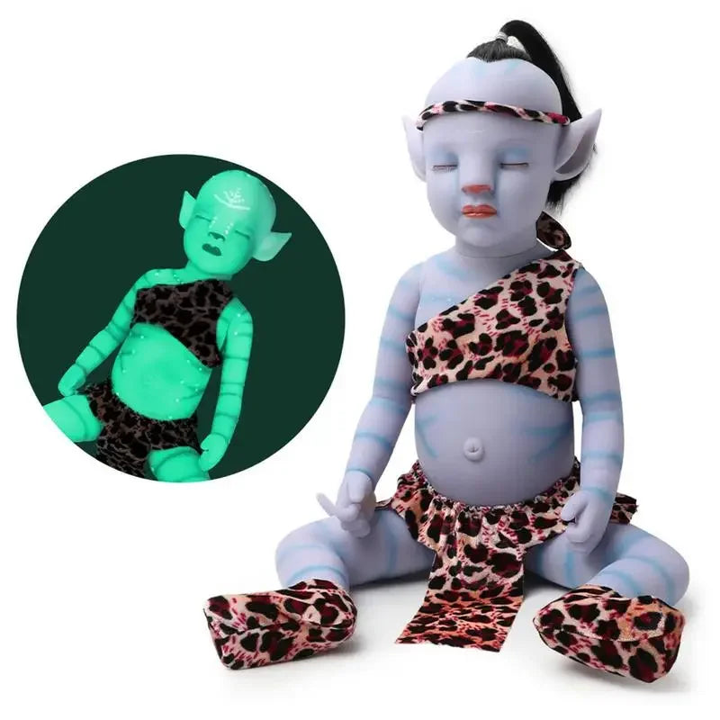 12 Inch Luminous Reborn Baby Doll | Soft Vinyl Kids Toy Gift