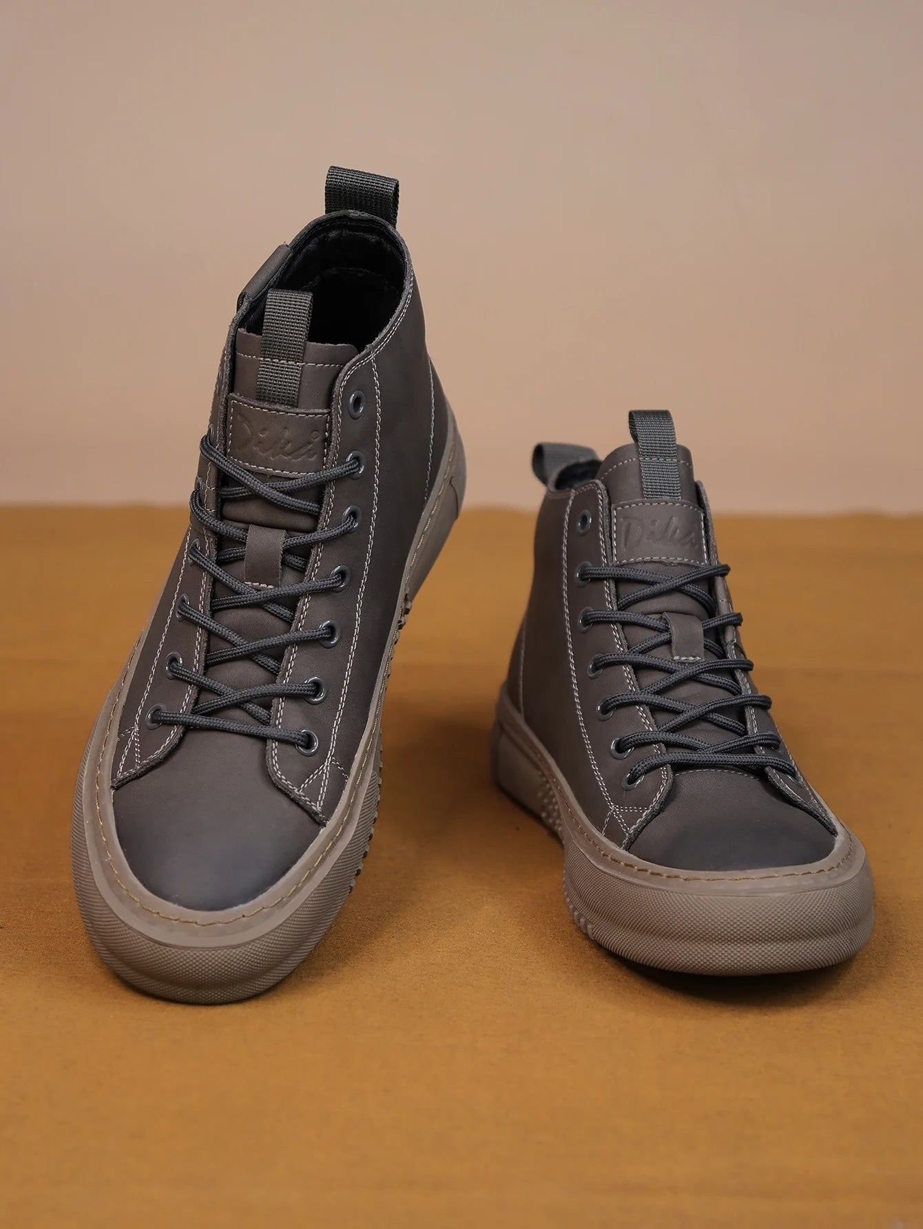 Men's High-Top Fashion Sneakers | Trendy Autumn & Winter Shoes
