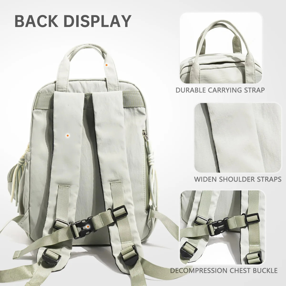 Junior High School and High School Students' Schoolbags, High-Looking, Fresh, Large-Capacity Backpacks, Student Stress-Reducing and Spine-Protecting 2026 New Lightweight Models
