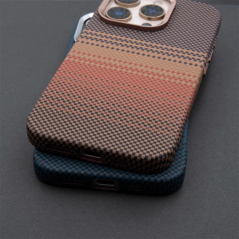 Luxury Carbon Fiber MagSafe Phone Case for iPhone Pro Max Models