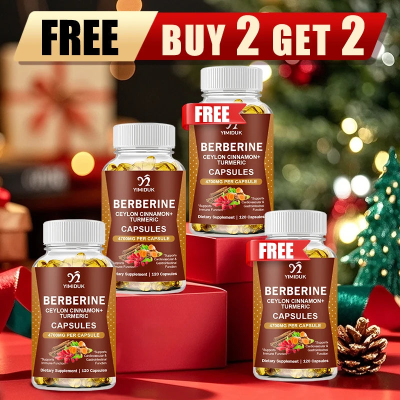 Berberine 4700 Mg Supplement with Ceylon Cinnamon | Heart & GI Support