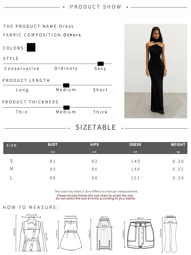 Elegant Sleeveless Halter Maxi Dress for Women | Perfect Evening Wear