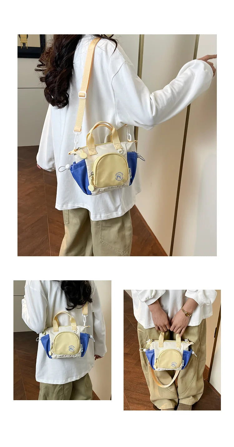 Elegante Bolso de Hombro Color Block | Bandolera Versátil para Mujer