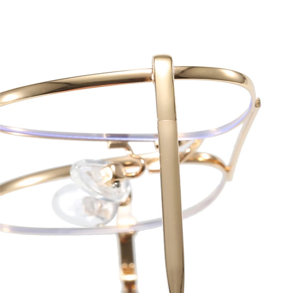 Stylish Retro Blue Light Blocking Glasses for Digital Comfort