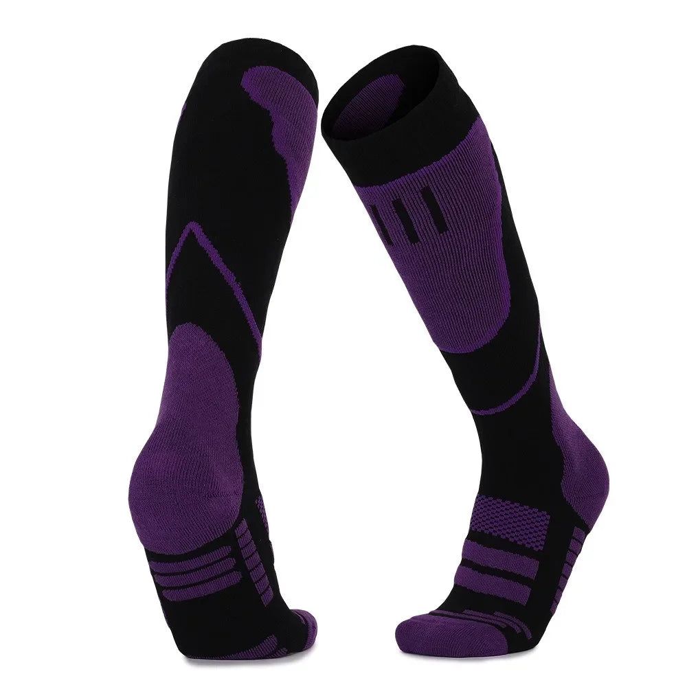 Winter Ski Cold Weather Knee-high Socks for Snow Sports