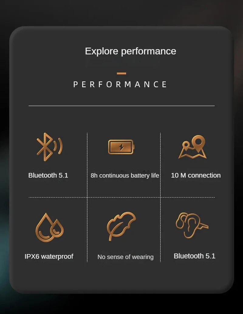 Bone Conduction Swimming Headphones | Waterproof & Wireless Sound