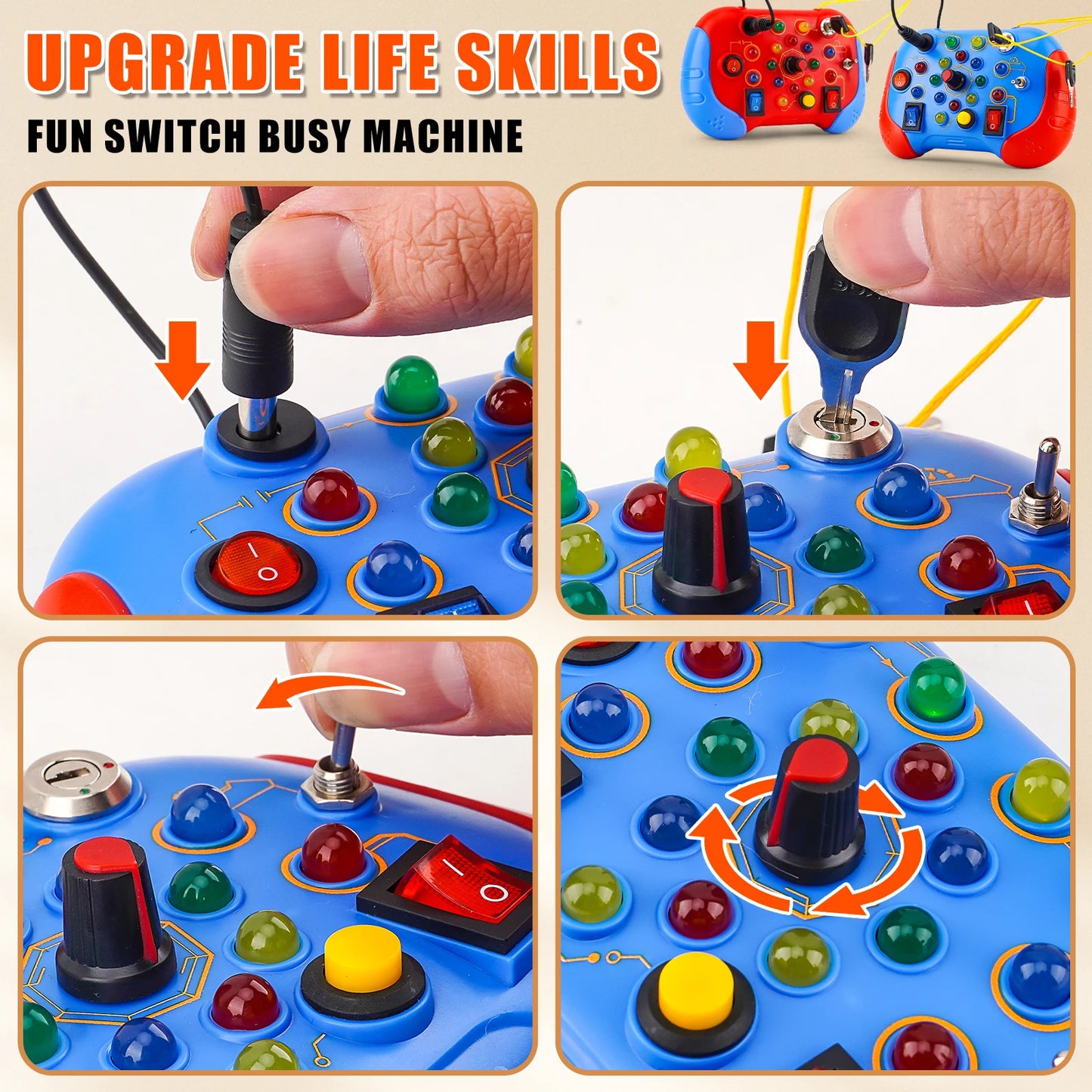 Montessori Busy Board Sensory Toys | Engaging Travel Activities