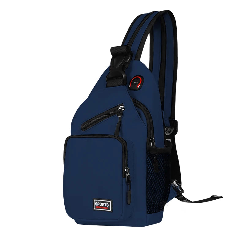 Water Resistant Oxford Sling Backpack | Lightweight Crossbody Bag