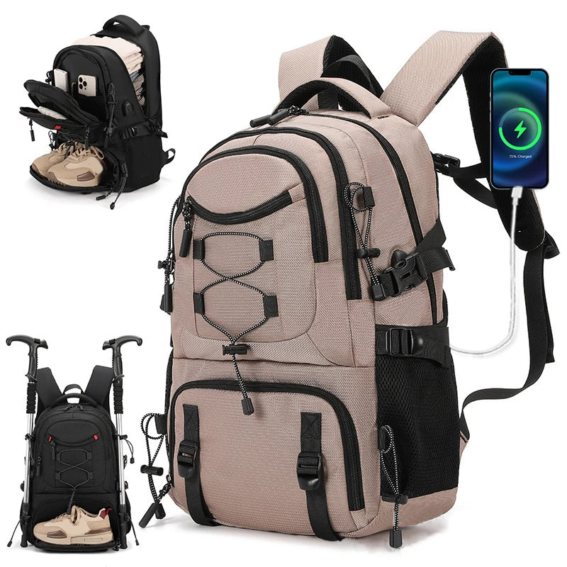 Lightweight USB Travel Backpack | Perfect for Hiking & School