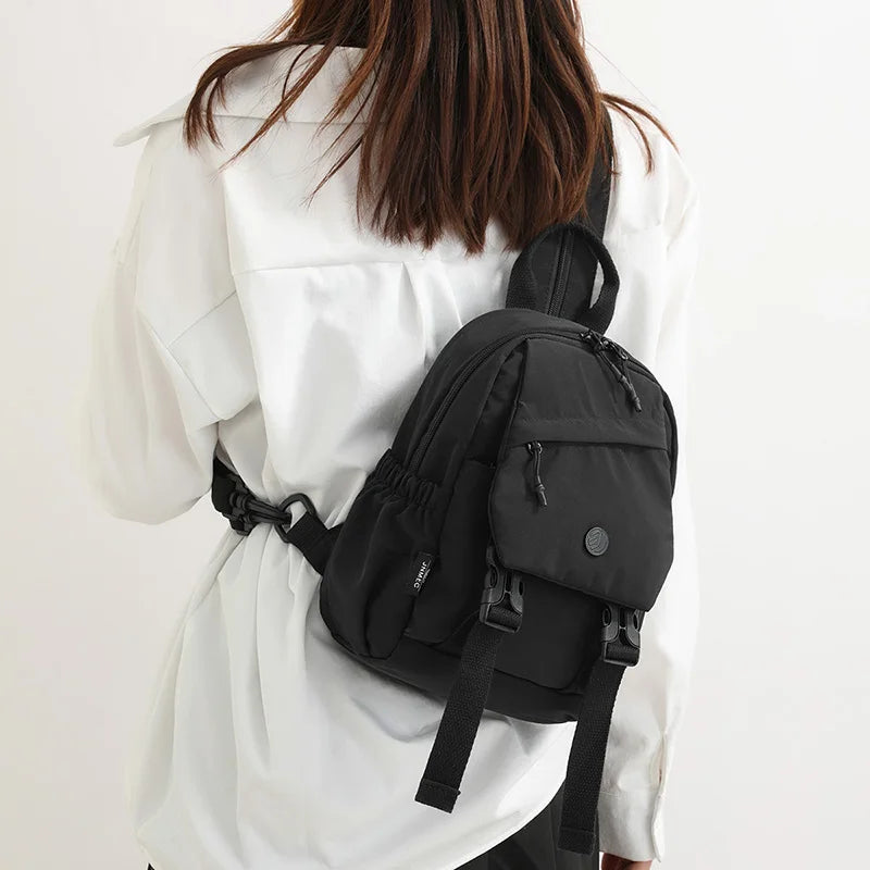 Unisex Lightweight School Backpack | Water-Resistant Nylon Bag