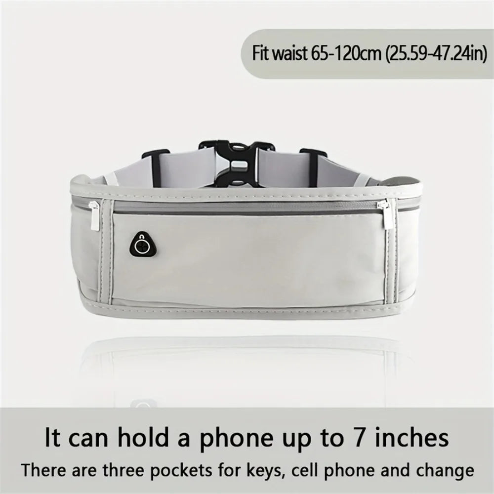 New Running Waist Bag Professional Men Women Elastic Waist Pack with Adjustable Strap Hidden Gym Sports Bags Mobile Phone Case