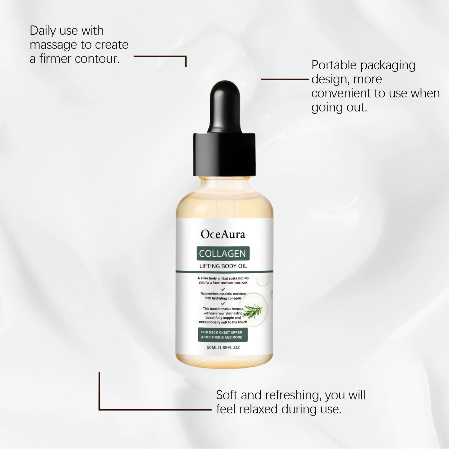 Firming Collagen Body Oil for Cellulite & Dry Skin Relief