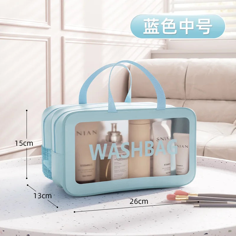 Large Waterproof Toiletry Bag | Portable Skincare Organizer