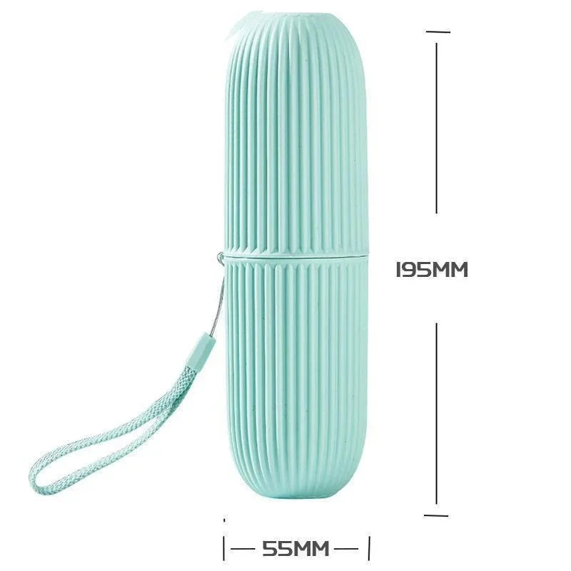 Portable Toothbrush and Toothpaste Holder Organizer for Travel