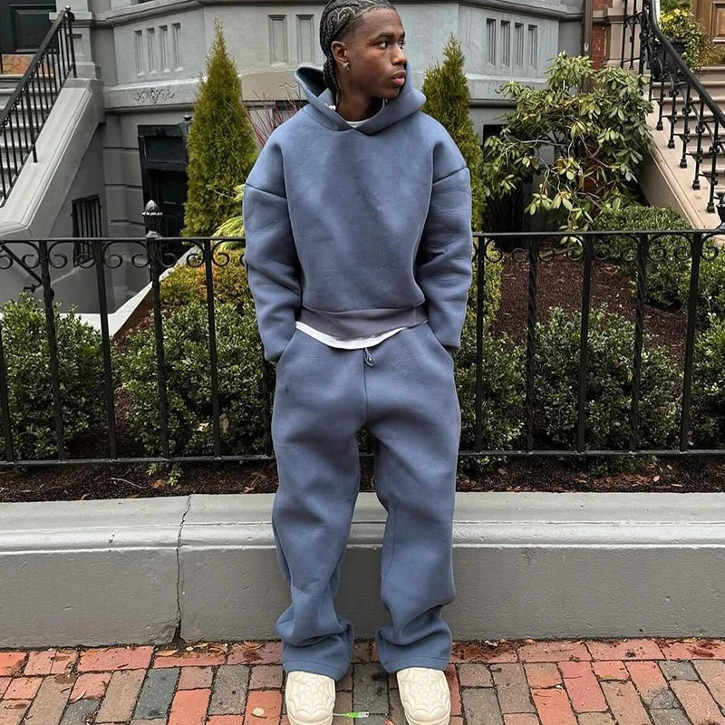 Men's Solid Color Hoodies | Casual Gothic Sweatshirt for All Seasons