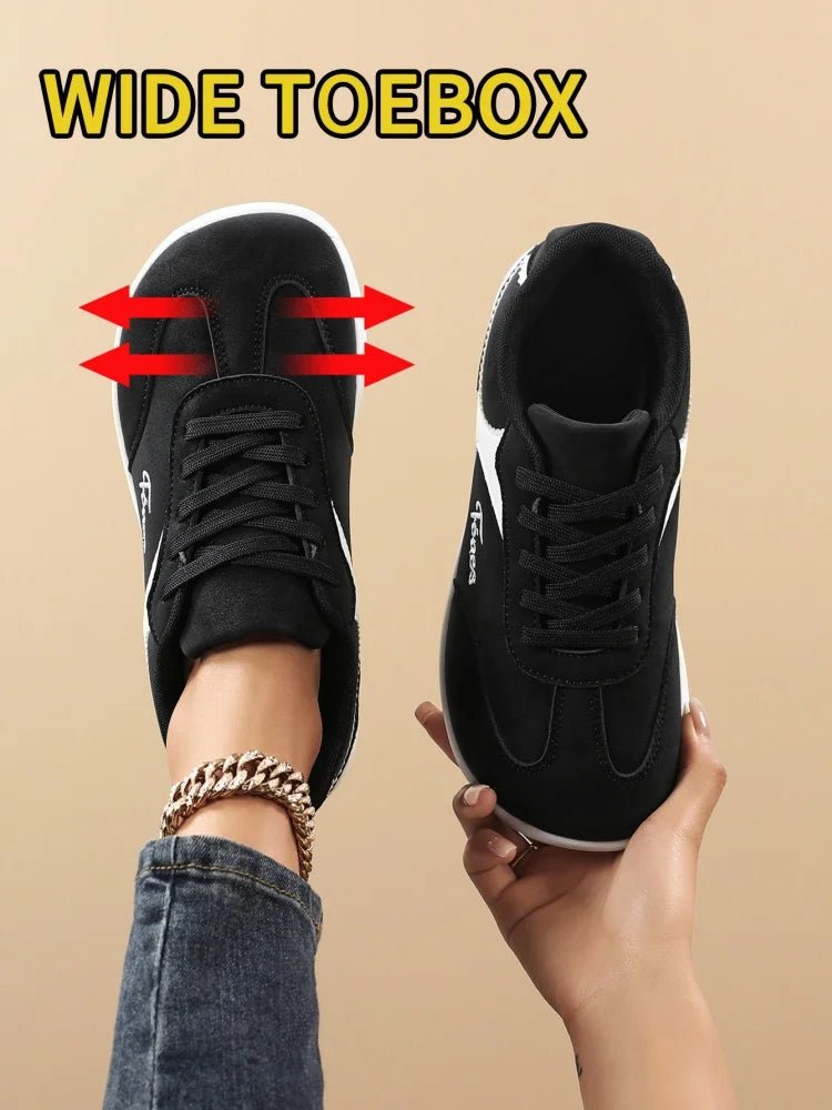 Unisex Breathable Wider Shoes | Lightweight Walking Sneakers