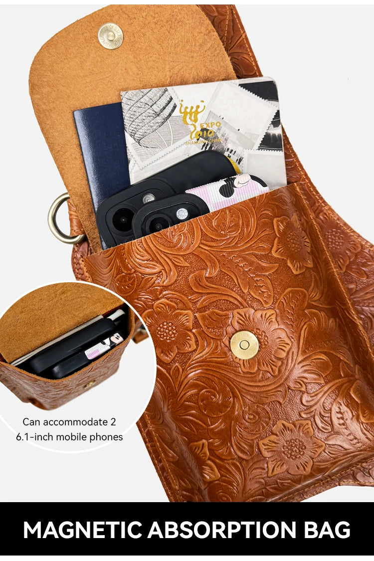 Anti-Theft Medieval Leather Holster Bag | Stylish Steampunk Design