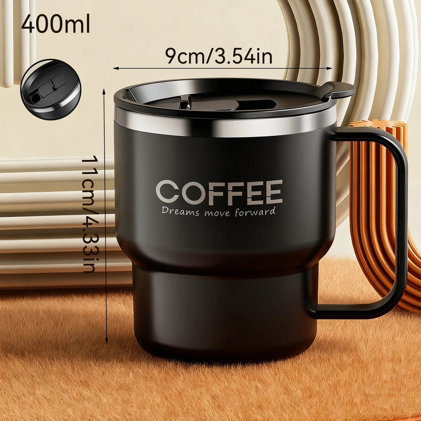 Double Layer Stainless Steel Coffee Mug | Insulated Drinkware