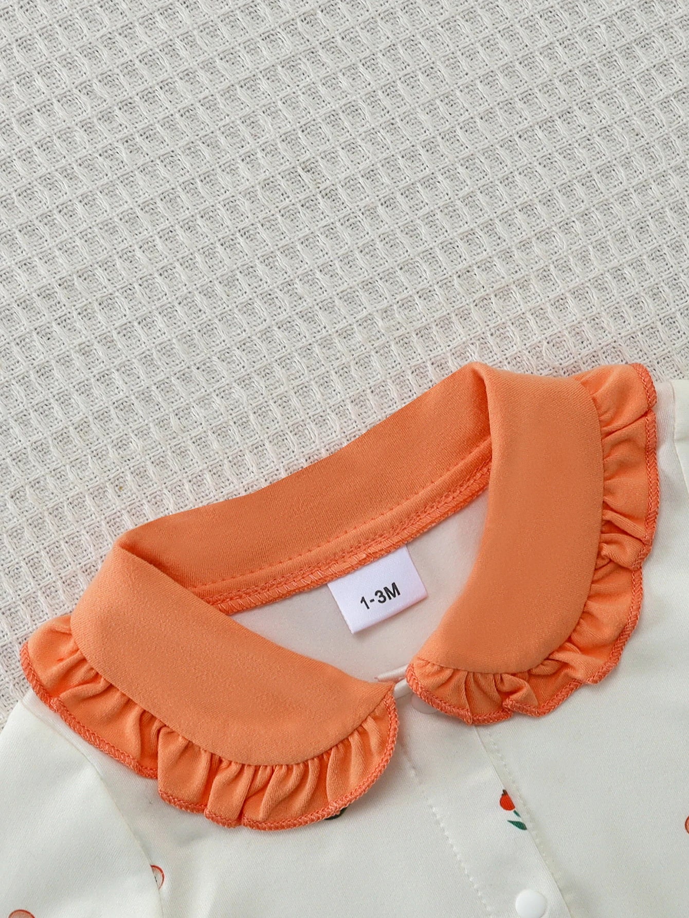 Cute Pumpkin Print Infant Romper | Adorable Baby Halloween Outfit
