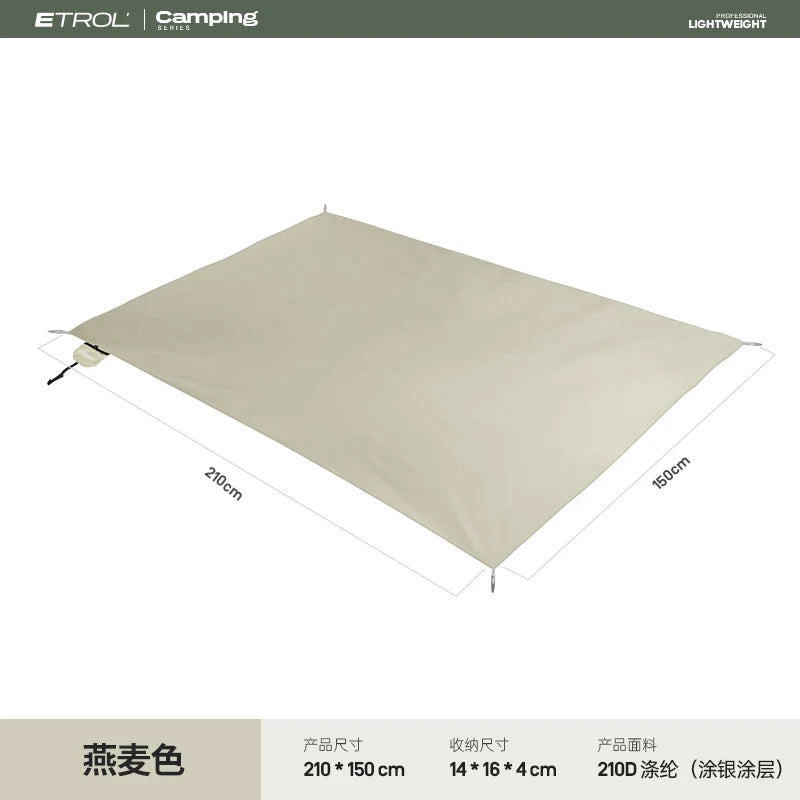 Lona de suelo impermeable ultraligera para acampar | Manta de picnic portátil