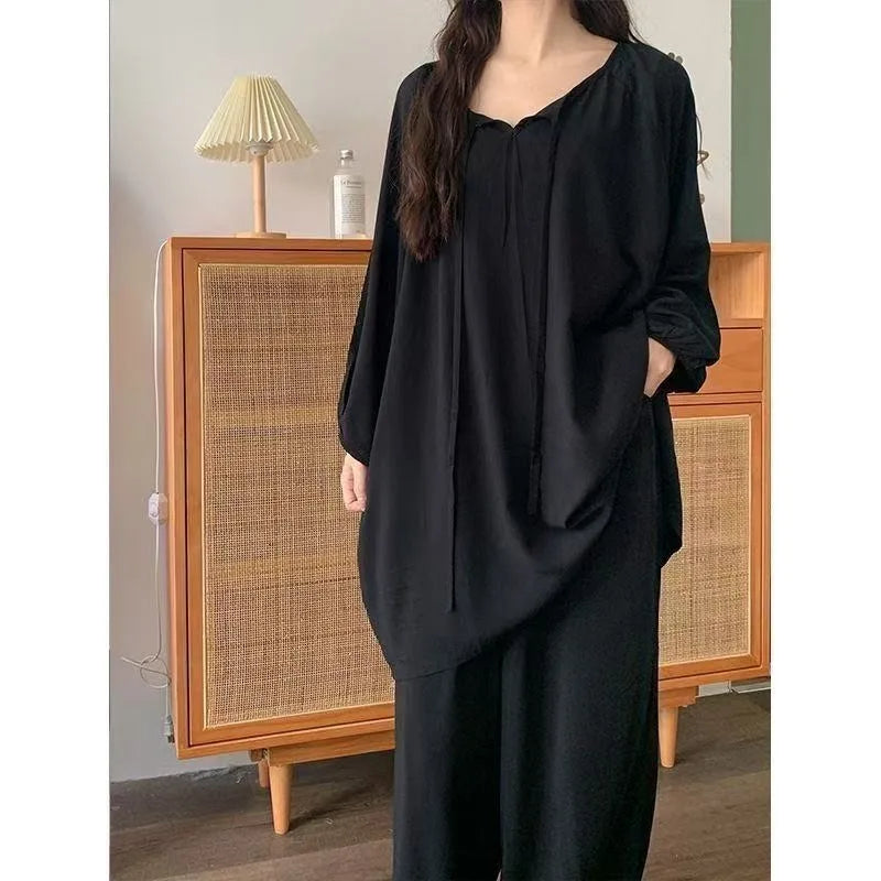 Women's Loose Pajamas Set | Cozy Oversized Sleepwear for Home