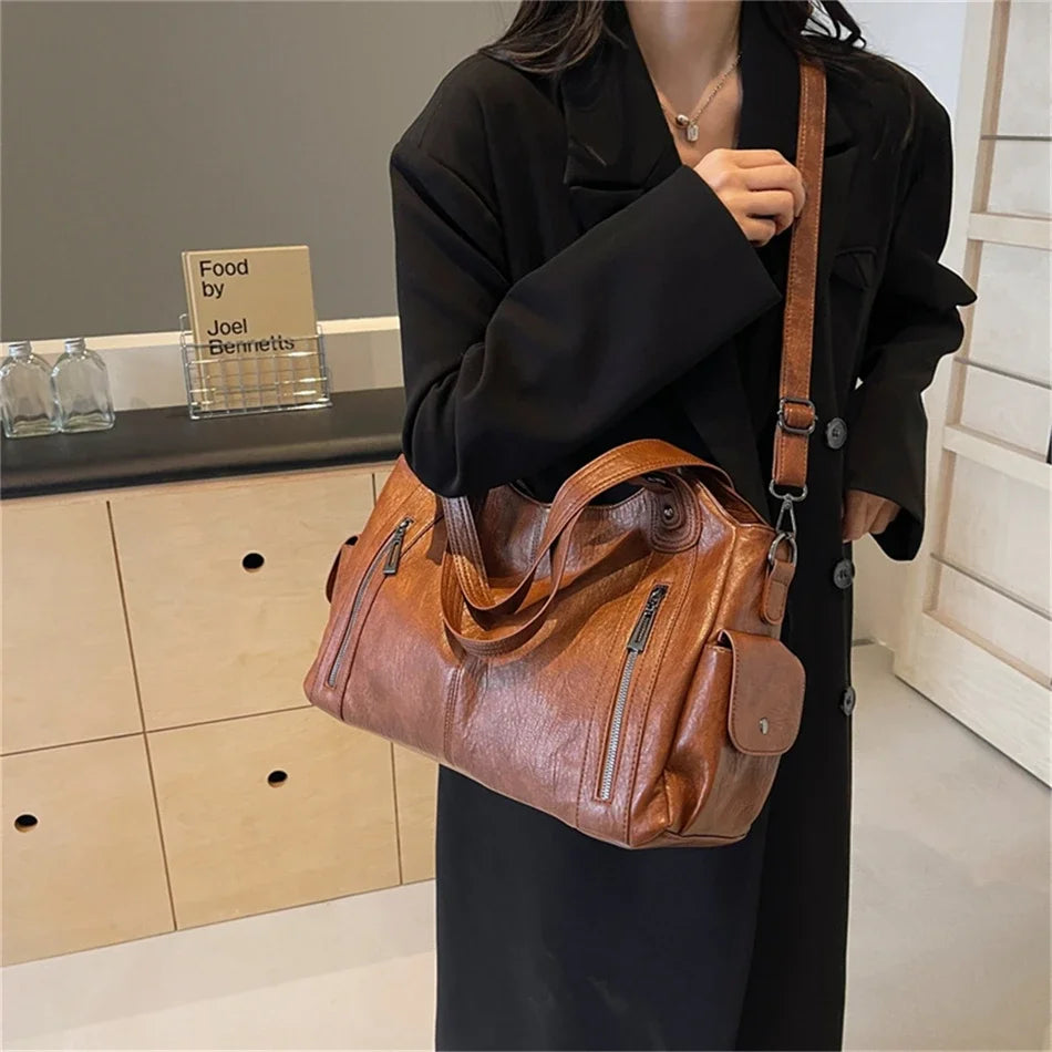 Stylish Large Capacity Shoulder Handbag | Versatile Tote Bag for Women