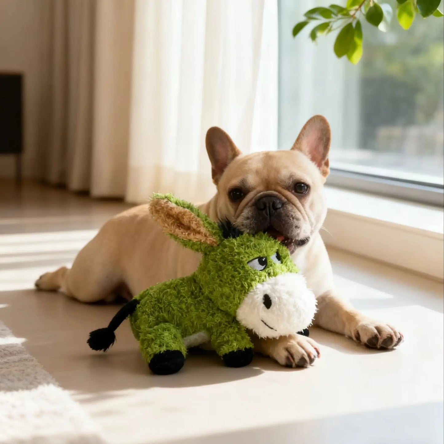 Chew-Resistant Interactive Plush Dog Toy | Comfort & Fun