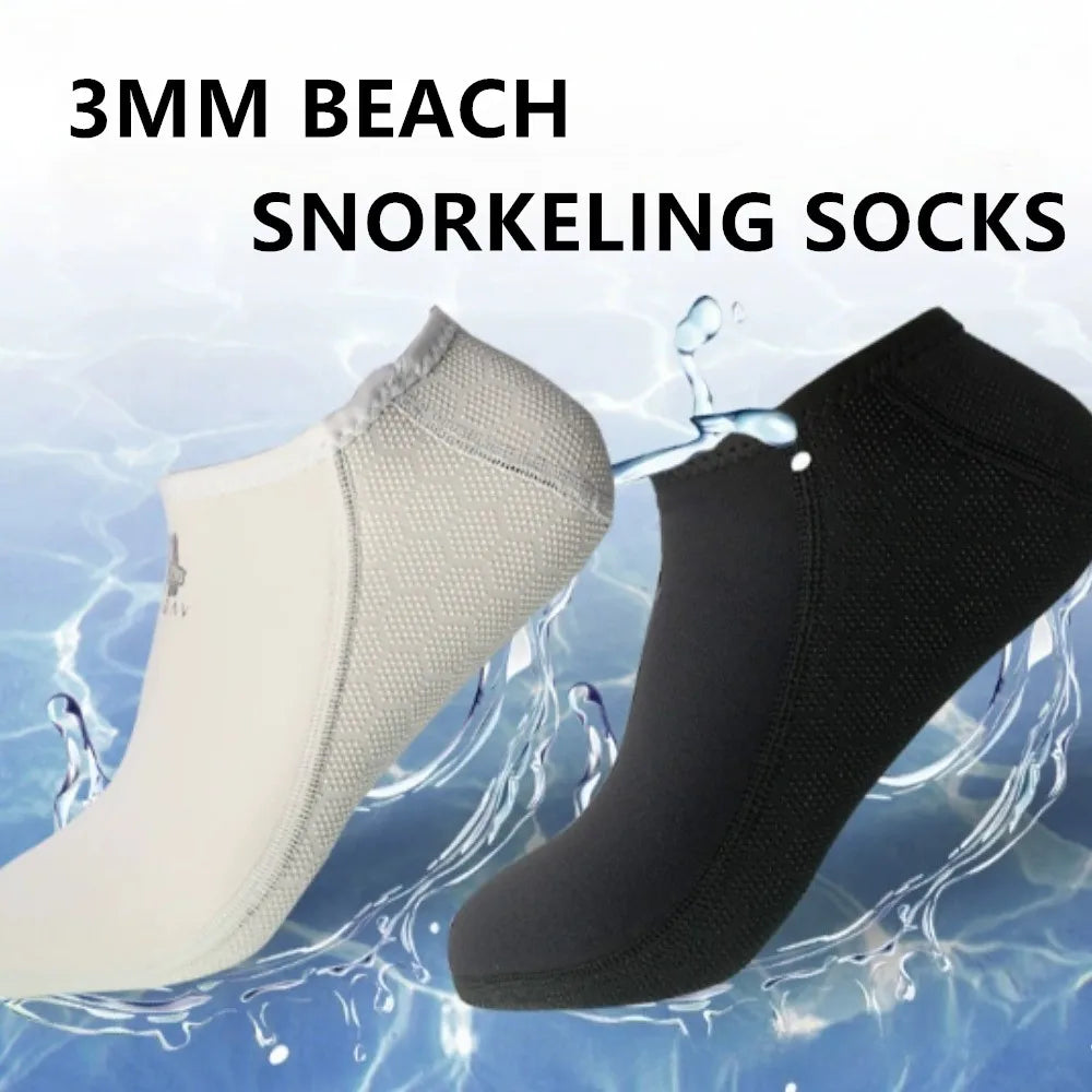 3MM Super Elastic Diving Short Socks | Anti-Slip Neoprene Socks