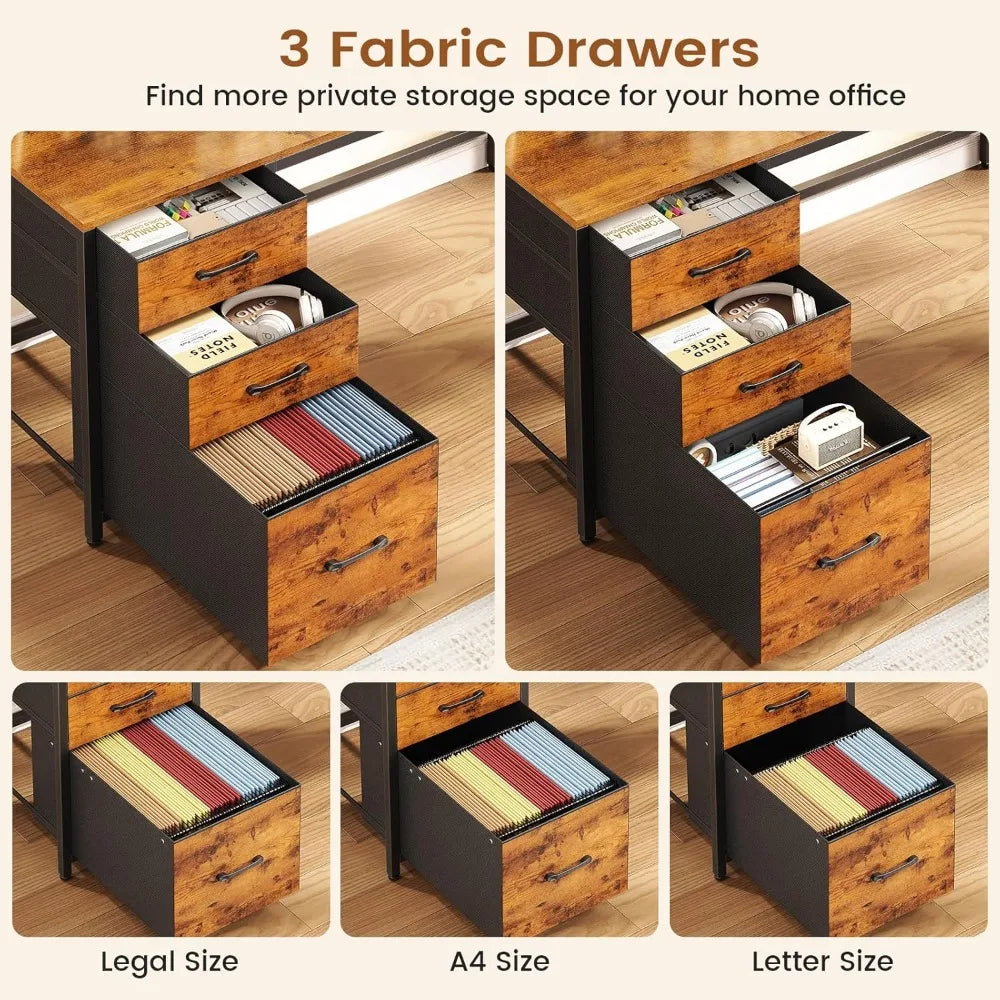 L Shaped Desk with Hutch | Spacious, Convertible Office Design