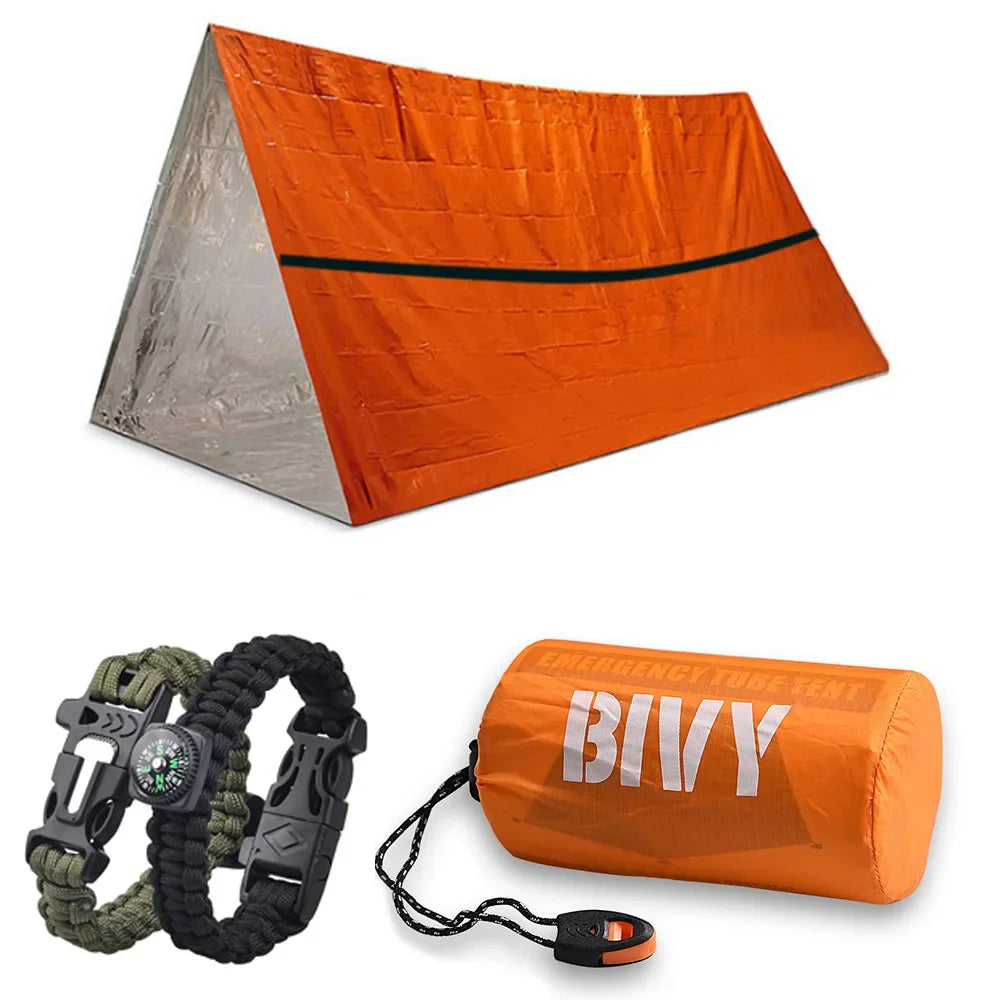2 Person Emergency Shelter Kit | Waterproof Survival Equipment