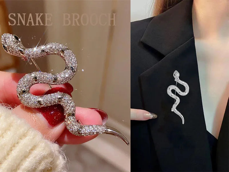 Elegant Gold Color Rhinestone Shovel Brooch for Stylish Accessory