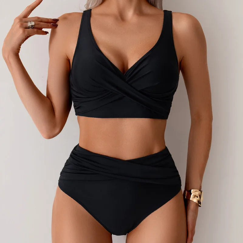 Stylish High Waist Bikini Set for Women | Perfect Beach Swimwear