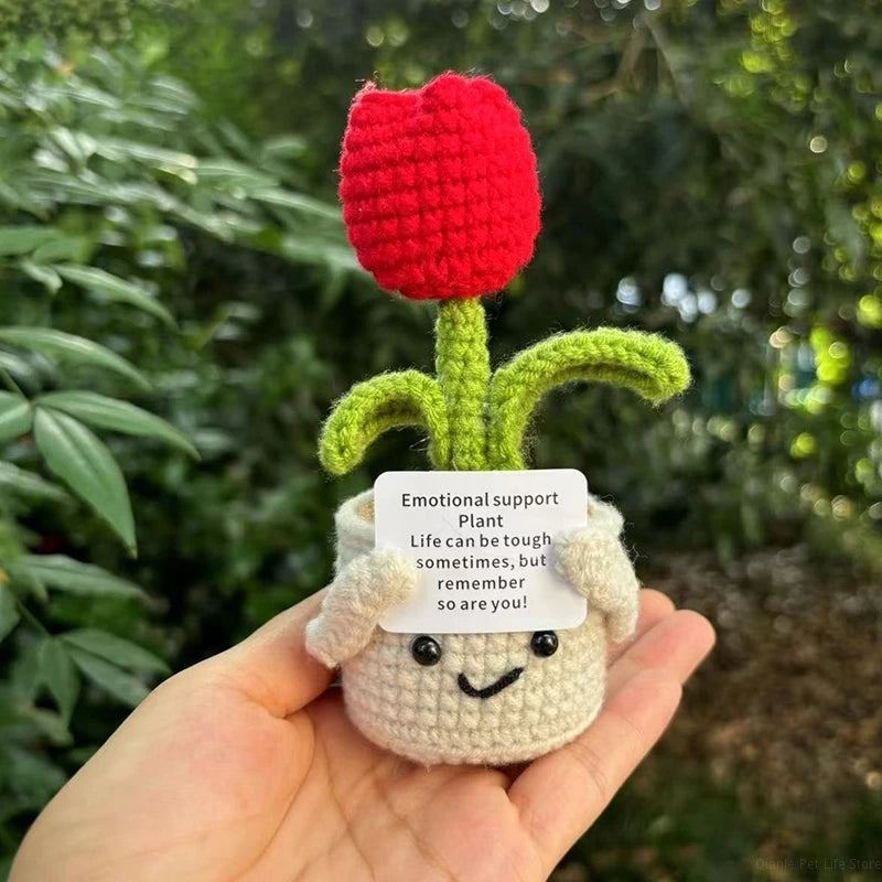 Beautiful Hand-Woven Crochet Flower Pots for Home Décor