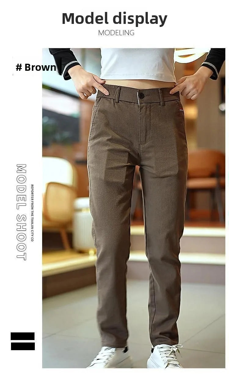 Men's Thick Fleece Wide-Leg Pants | Comfortable & Versatile Style