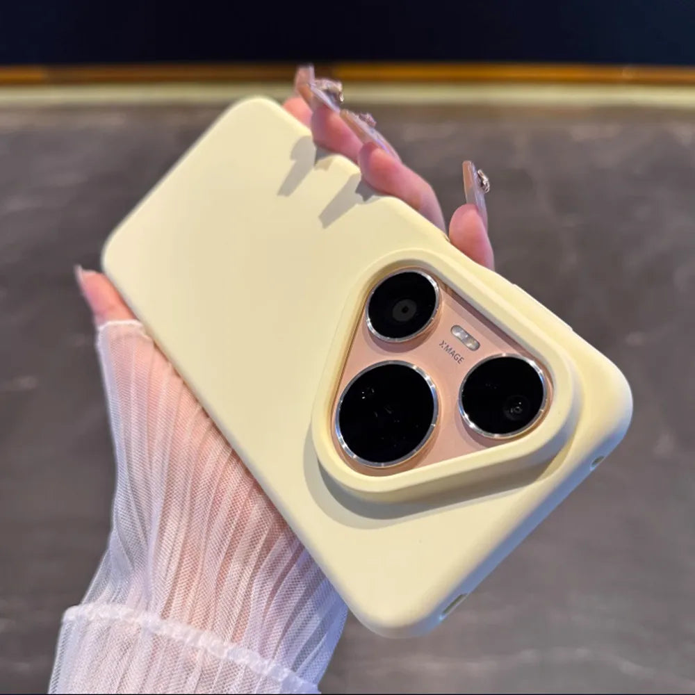 Liquid Silicone Phone Case For Huawei Pura 80 Pro Pura 70 P60 P50 P40 P30 Pro Mate 70 60 50 Luxury Soft Skin Smooth Cover Funda
