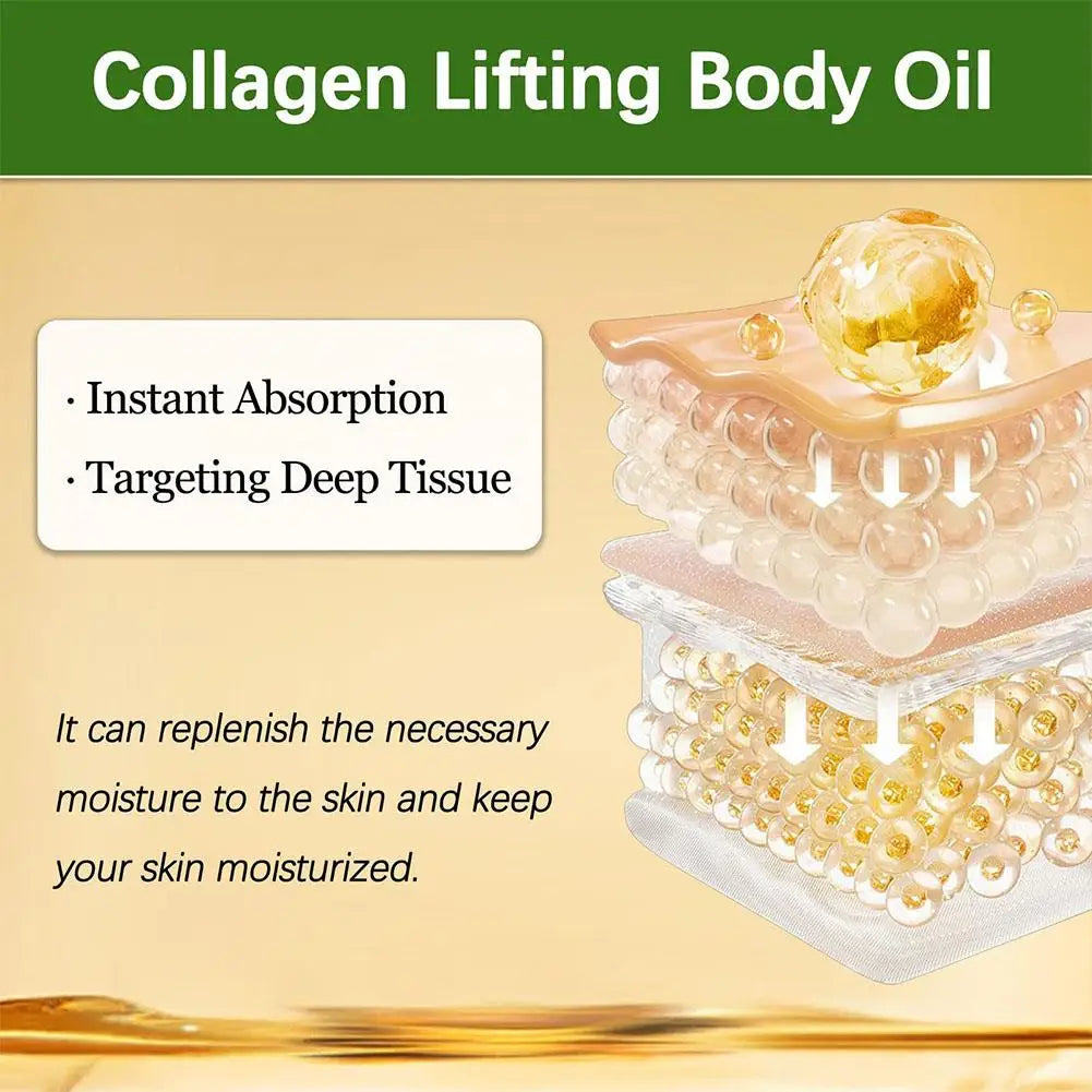 Collagen Body Oil for Moisturizing and Skin Tightening