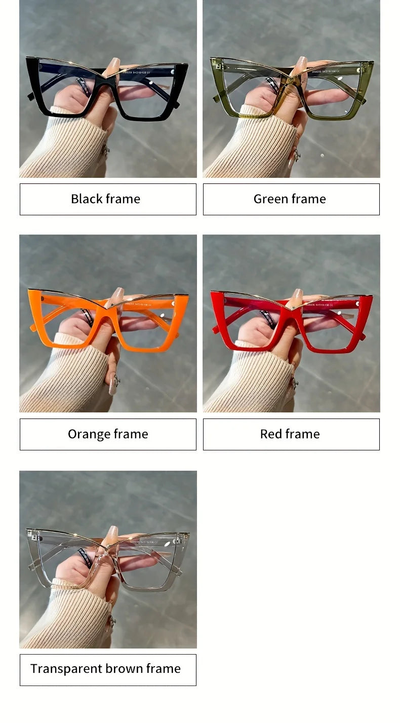 Trendy Cat Eye Glasses for Women | Vintage Style with Clear Lenses