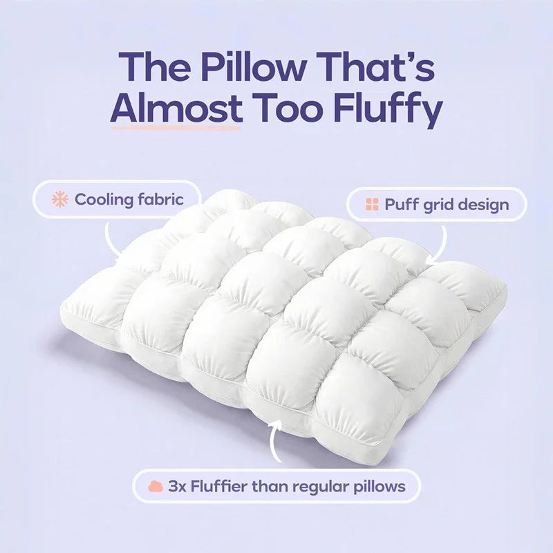 High Elastic Cervical Neck Support Pillow | Cloud Puff Comfort